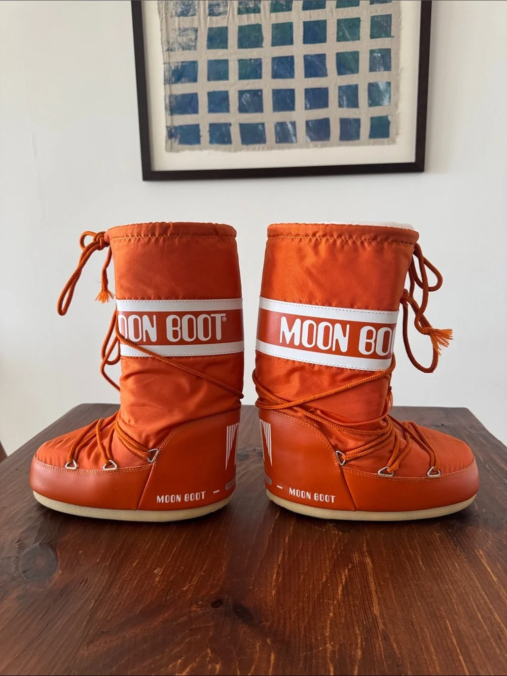 Moon Boot Icon Nylon Boots Sunny Orange 35-38
